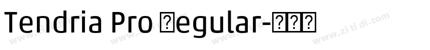 Tendria Pro Regular字体转换